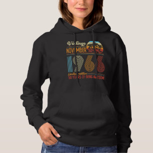 Camiseta Vintage de 56 anos novembro de 1966 56º dia