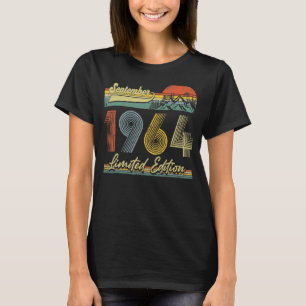 Camiseta Vintage de 58 anos desde setembro de 1964 58º anda