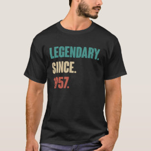 Camiseta Vintage de 66 anos 1957 Aniversário 66.ª Decoração