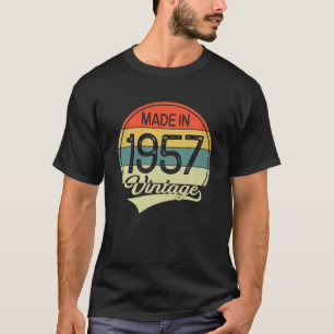 Camiseta Vintage De 66 Anos 1957 Feita Em 1957 66