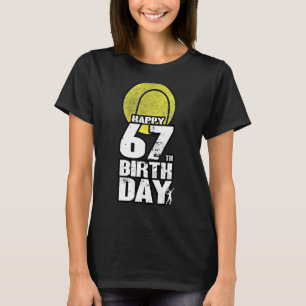 Camiseta Vintage de 67 anos Tênis 67 anos Aniversário