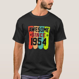 Camiseta Vintage de 69 anos 1954 69º aniversário