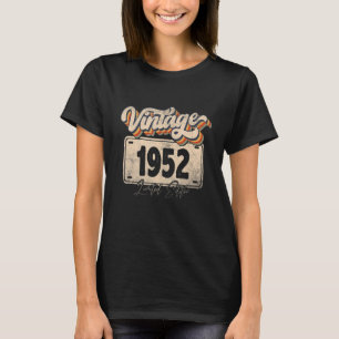 Camiseta Vintage de 70 anos 1952 Men Women 70 Aniversário D