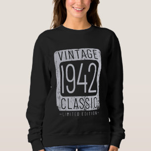 Camiseta Vintage de 82 anos 1942, 82ª Decoração de Aniversá