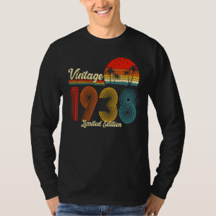 Camiseta Vintage de 85 anos 1938 85º aniversário