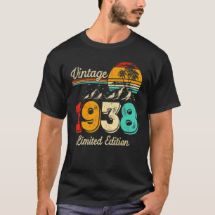 Camiseta Vintage de 85 anos 1938 85º aniversário 1
