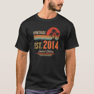 Camiseta Vintage de 8 anos 2014 8º aniversário 1
