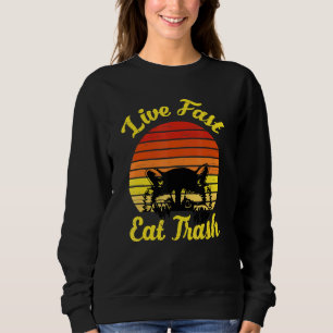 Camiseta Vintage de acampamento de lavagem rápida de lixo a
