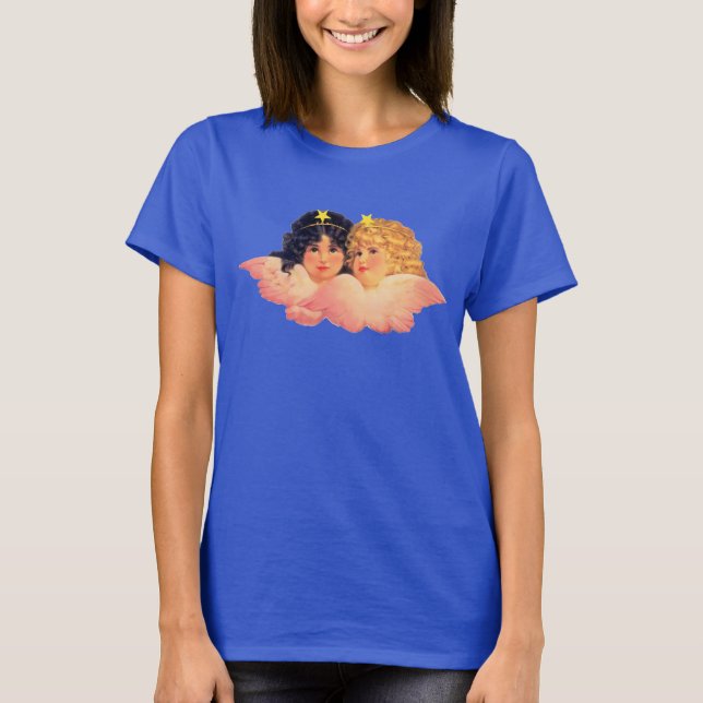 Camiseta Vintage de anjos (Frente)