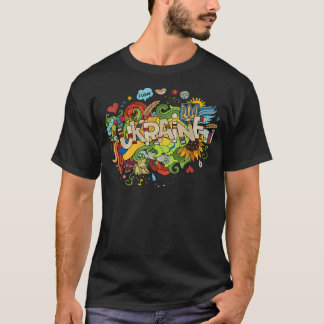 Camiseta Vintage De Bandeira Ucraniana Feita Na Ucrânia 