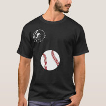 Camiseta Vintage de Beisebol com Vermelho Grande