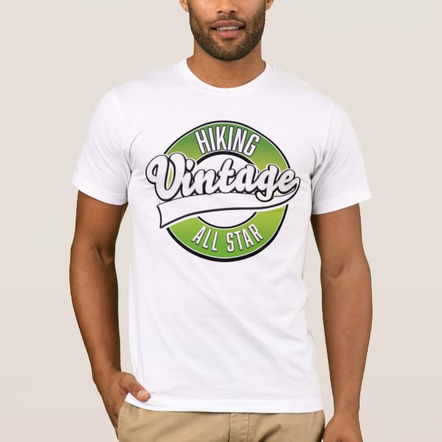 Camiseta Vintage de caminhada (Frente)