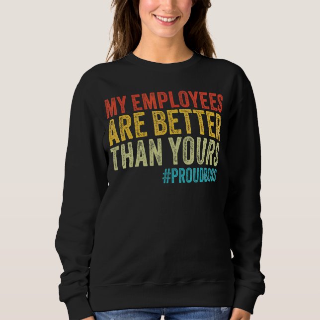 Camiseta Vintage de Chefe de Apreciação do Funcionário (Frente)