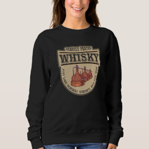 Camiseta Vintage de citação do Bebendo Whisky Mens