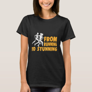 Camiseta Vintage De Correr Para Deslumbrante Corredor De Fi