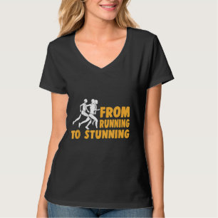 Camiseta Vintage De Correr Para Deslumbrante Corredor De Fi