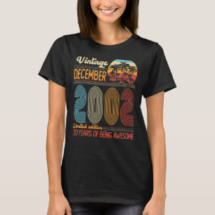 Camiseta Vintage de dezembro de 2002 Aniversário