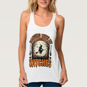 Camiseta Vintage de Halloween com Minhas Bruxas De