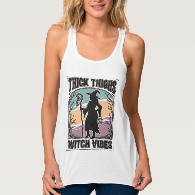 Camiseta Vintage de Halloween de Vibrações de Brux (Frente)