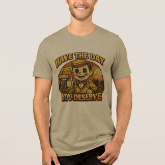 Camiseta Vintage de Humor Negro “Tenha o Dia que M