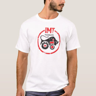Camiseta Vintage de Jugoslávia do trator de IMT