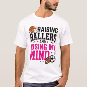 Camiseta Vintage de Mãe de Atletas Criando Campeõe