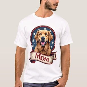Camiseta Vintage de Mãe de Cachorro Patriótica Gol