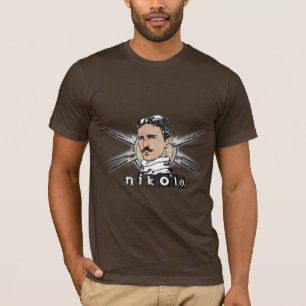 Camiseta Vintage de Nikola Tesla
