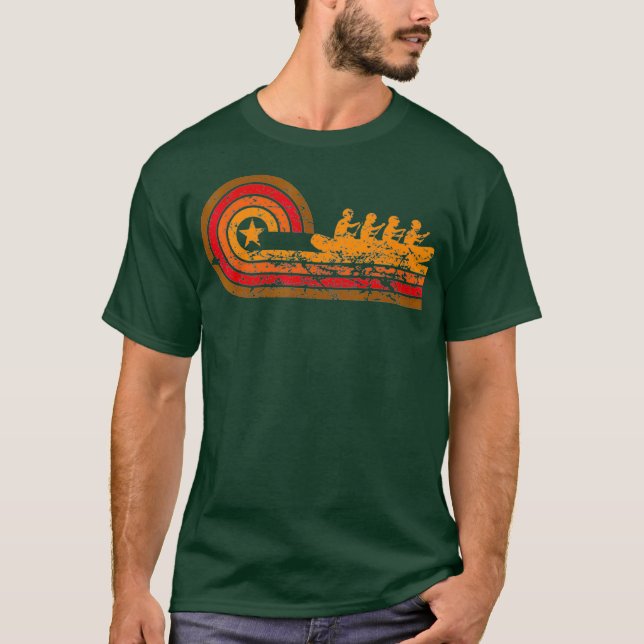 Camiseta Vintage de Rafa Branca do Estilo Retro (Frente)