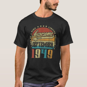 Camiseta Vintage De Setembro De 1949, Uma Espécie De Incrív