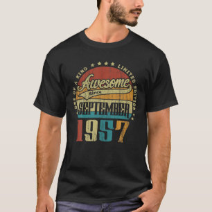 Camiseta Vintage De Setembro De 1957, Uma De Uma Espécie In