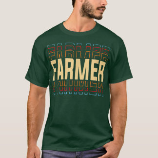 Camiseta Vintage de Título de Cargo do Agricultor