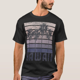 Camiseta Vintage de Verão na praia do Havaí