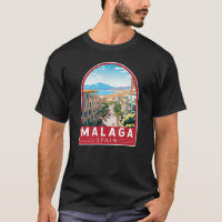 Vintage de Viagem de Espanha da Málaga