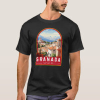 Vintage de Viagem de Espanha de Granada