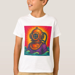 Camiseta Vintage Deep Sea Diver