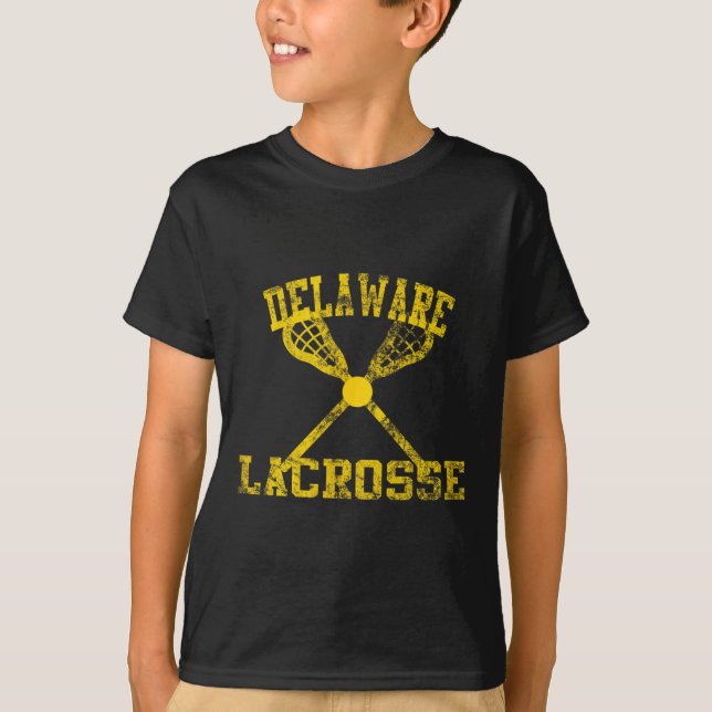 Camiseta Vintage Delaware Lacrosse (Frente)