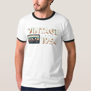 Camiseta Vintage desde 1954 Nostalgic & Vintage Music Birth
