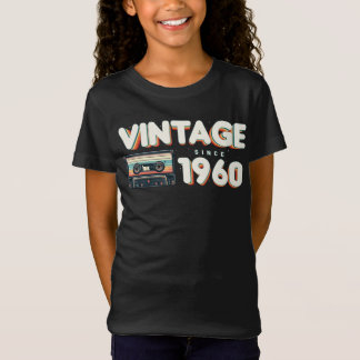 Camiseta Vintage desde 1960 Nostalgic & Vintage Music Birth