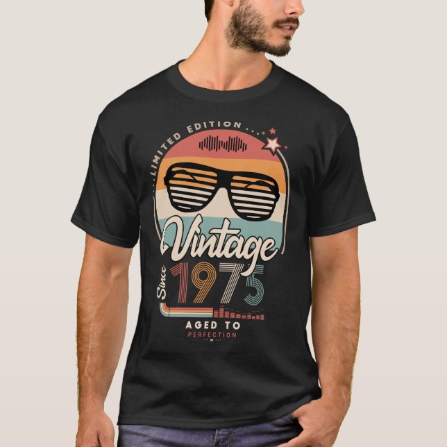 Camiseta Vintage desde 1975 (Frente)