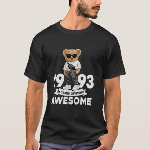 Camiseta Vintage Desde 1993 31º Aniversário Oferece 31 Anos