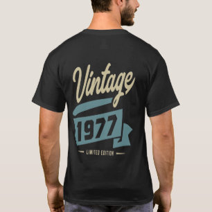 Camiseta Vintage desde o aniversário de 1977
