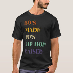 Camiseta Vintage Desgastado Feito nos Anos 80 Criado nos An
