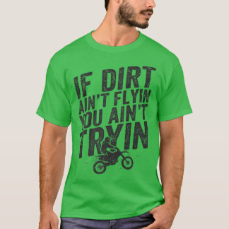 Camiseta Vintage Design de diafragma em relevo motocross