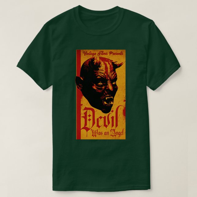 Camiseta Vintage Devil Movie (Frente do Design)