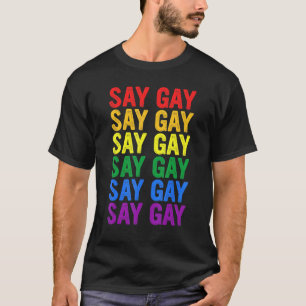 Camiseta Vintage Diga Gay Dizemos Que O Orgulho Lgbt Da Fló
