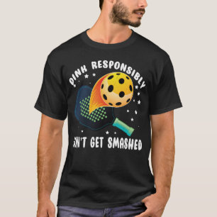 Camiseta vintage dink engraçado não seja esmagado