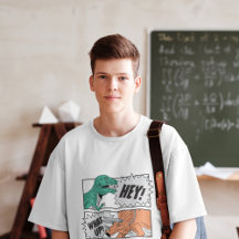 Camiseta Vintage Dino Friend Bossica