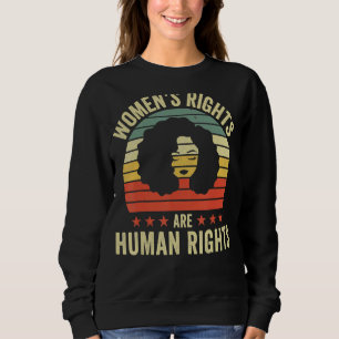 Camiseta Vintage Direitos da Mulher são Feministas dos Dire