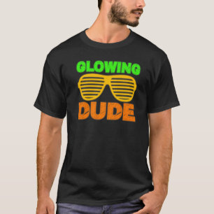 Camiseta Vintage do Dude party 80s retrógrado colorido 4